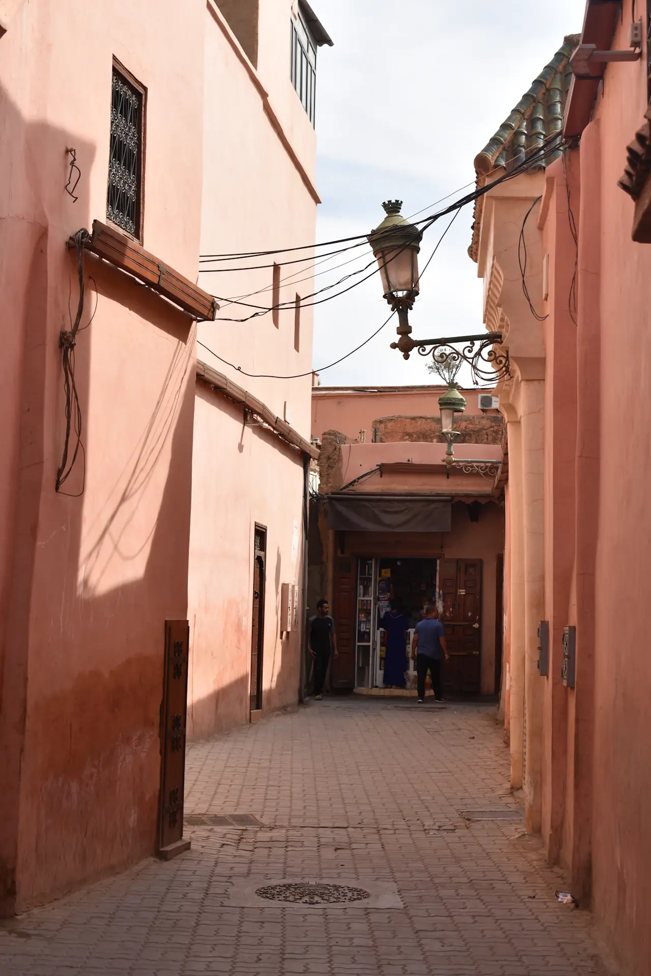Pink walls of the Marrakech medina